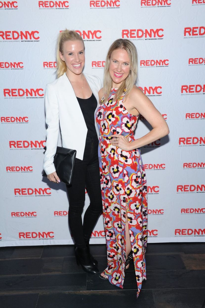 Danielle Frederick, Licensed Real Estate Salesperson, CORE Real Estate and Leslie Wade, Licensed Real Estate Salesperson at Douglas Elliman Real Estate at the RED in NYC event.