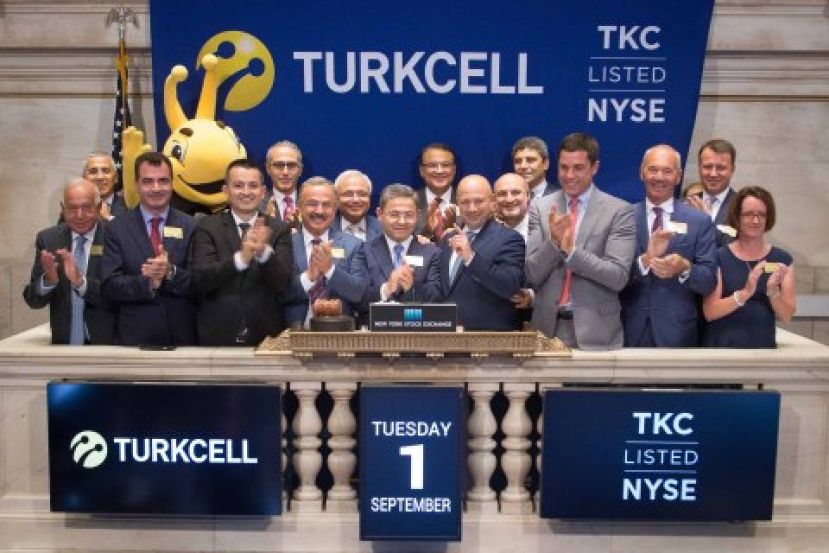 Turkcell's Chairman of the Board Mr. Ahmet Akca and Turkcell's CEO Kaan Terzioglu rang the Closing Bell on the NYSE on September 1st, 2015 to mark Turkcell's 15th anniversary on the New York Stock Exchange.