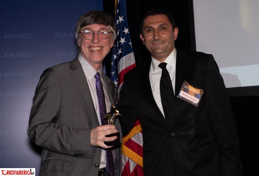 Brian Rose with Reyhan Ozgur, Deputy Consul General of Republic of Turkey in New York.