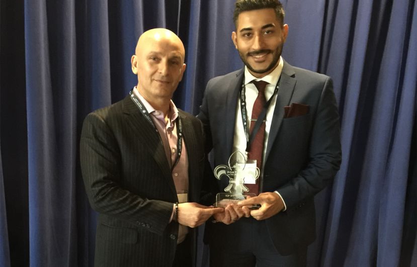 Sedat Saka, President of MTS Logistics and Aytac Akgul, a Business Development Manager at MTS Logistics